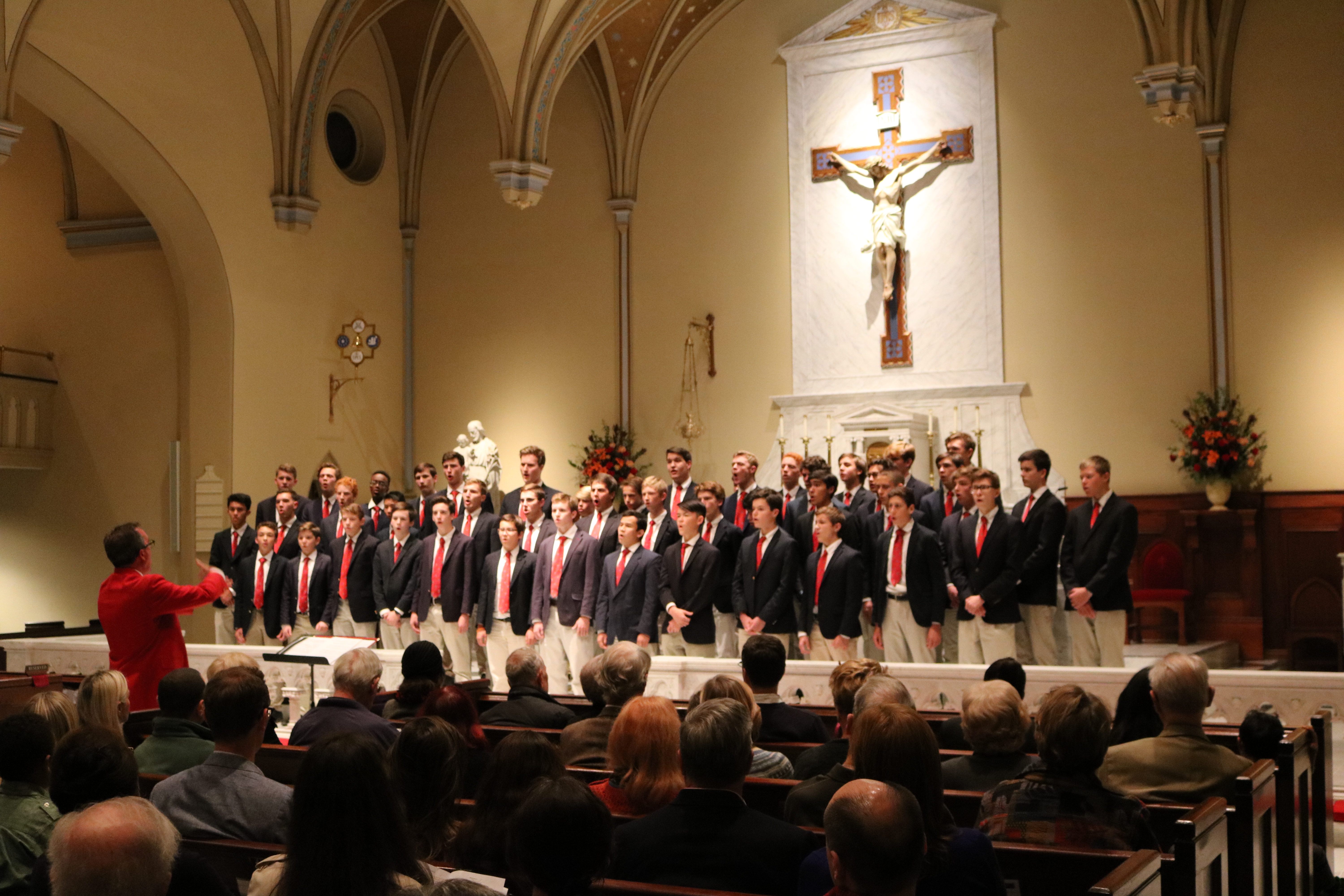 Notre Dame Glee Club And The Heights Mens Chorus Perform At - 