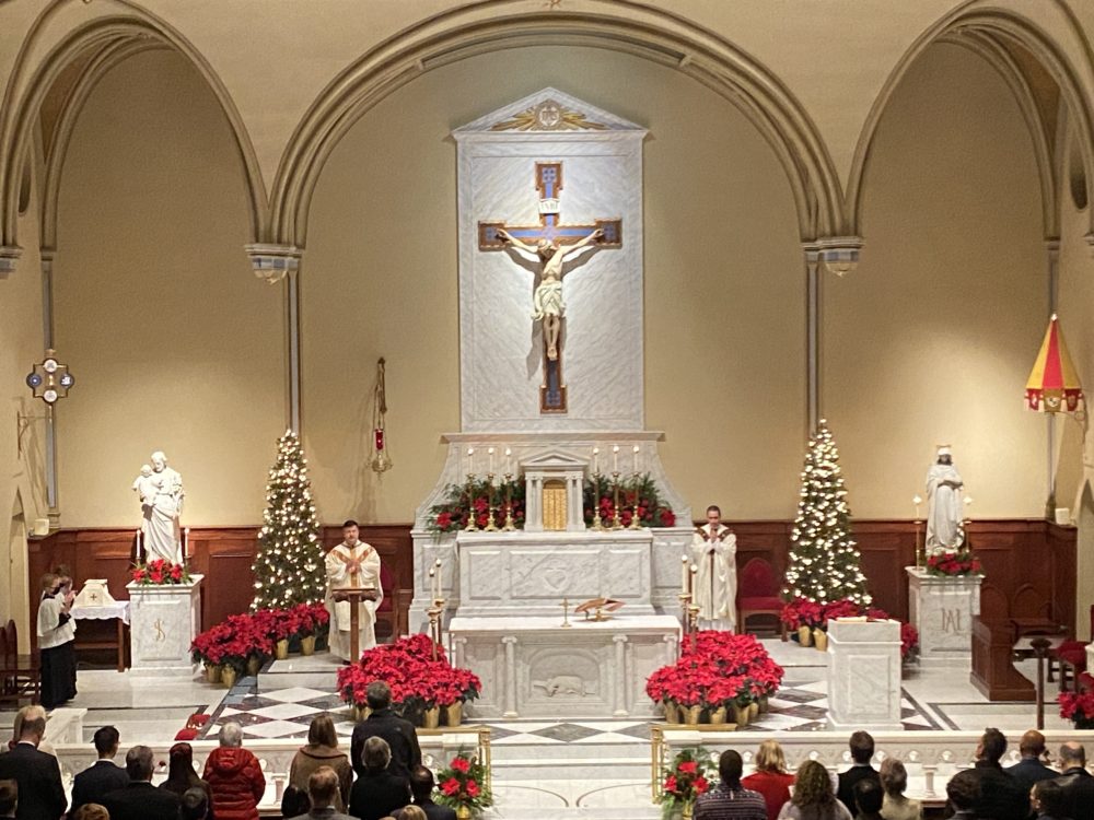 December 25 Basilica Mass Schedule The Basilica of Saint Mary