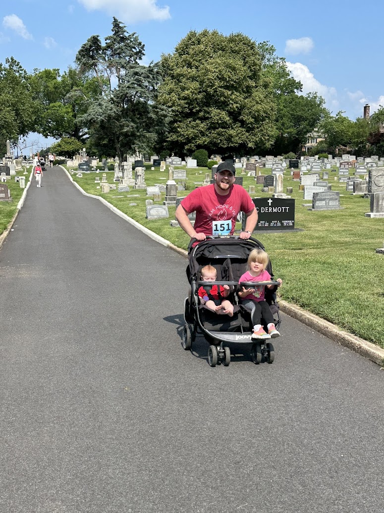 Young families at the Basilica