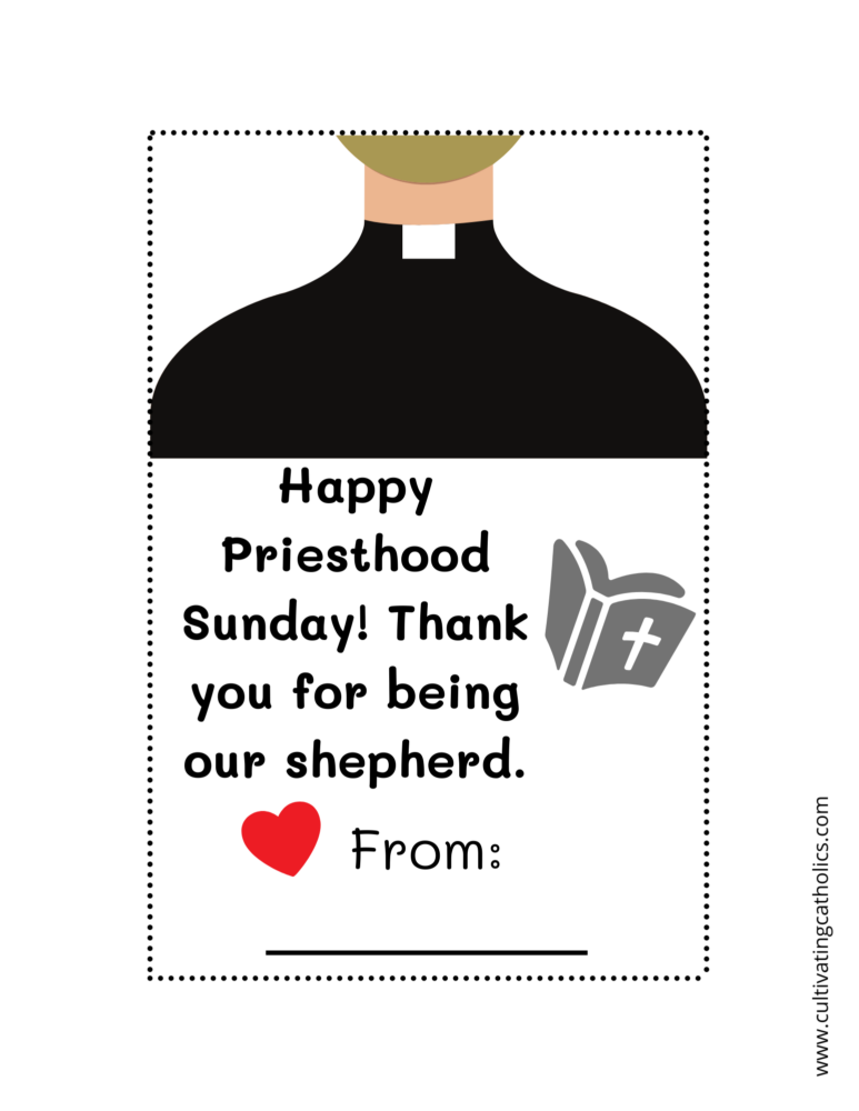 Celebrate and Pray for Our Priests on Priesthood Sunday, September 24