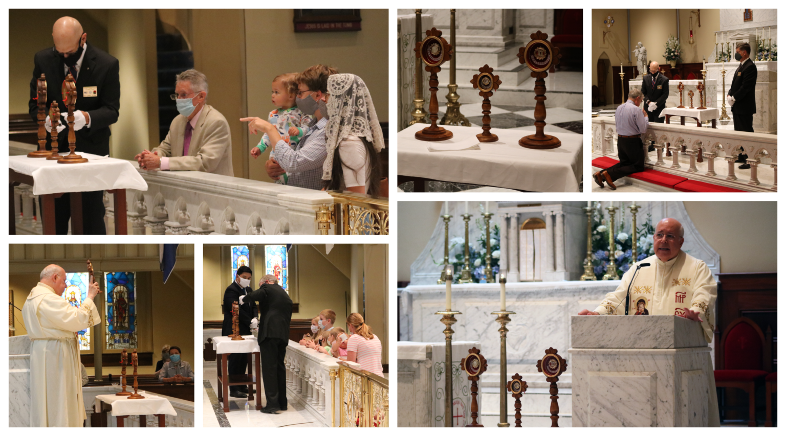 Basilica hosts Padre Pio relics for veneration - The Basilica of Saint Mary